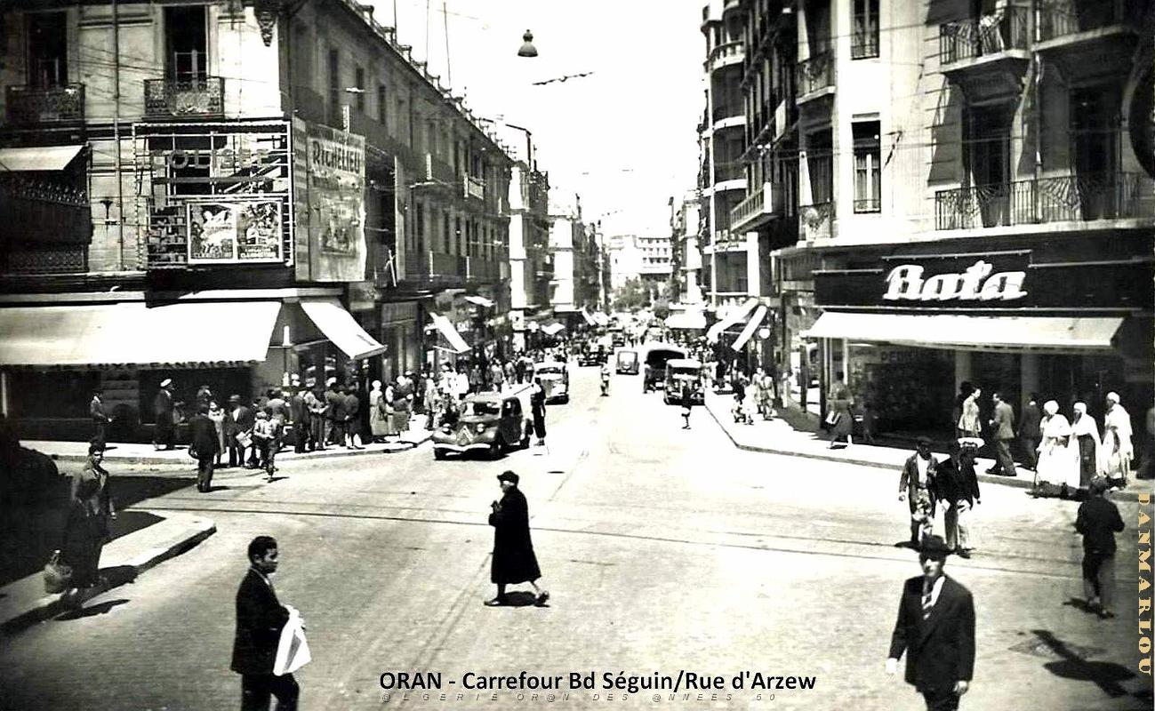 Oran - Boulevard Seguin et Rue d'Arzew.jpg
